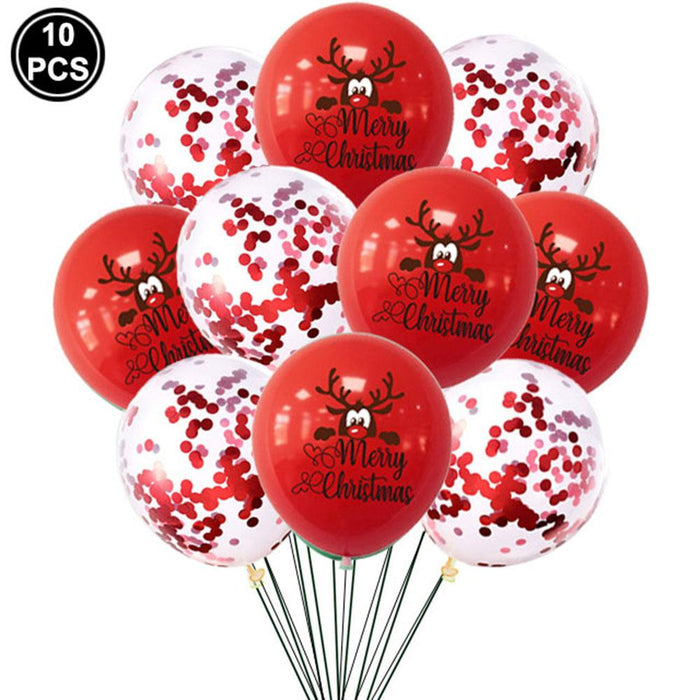 Christmas Foil Santa Claus Snowman Elk Balloons