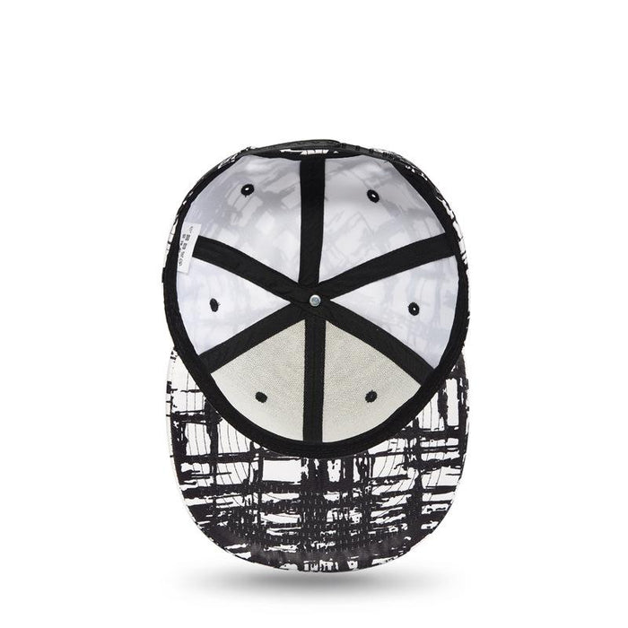 New Black and White Lattice HD Printed Baseball Cap