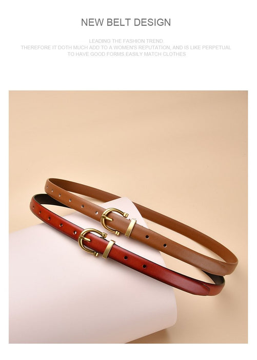 Simple Fashion Thin Belt Jeans Belt
