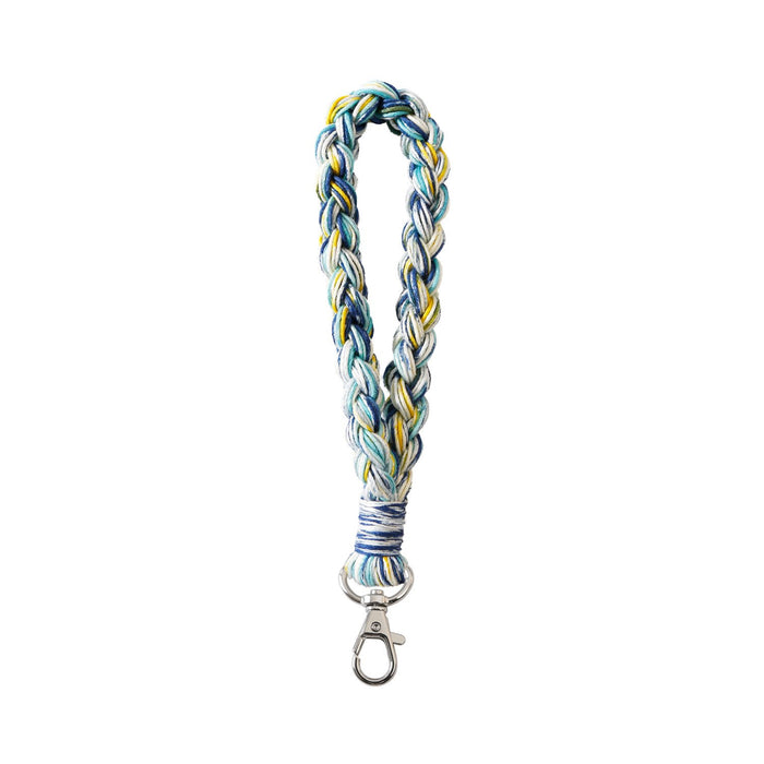 New Hand Woven Colorful Wristband Key Chain