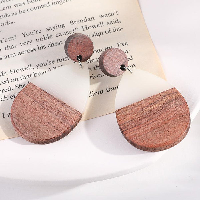 New Resin Earrings Drop Shape Women's Stud Earrings
