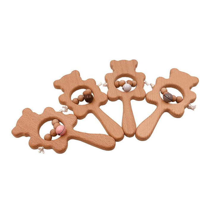 Beech Animal Molar Bracelet Baby Soothing Molar Stick