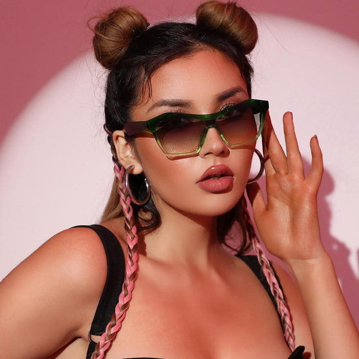 One piece gradient personalized Sunglasses