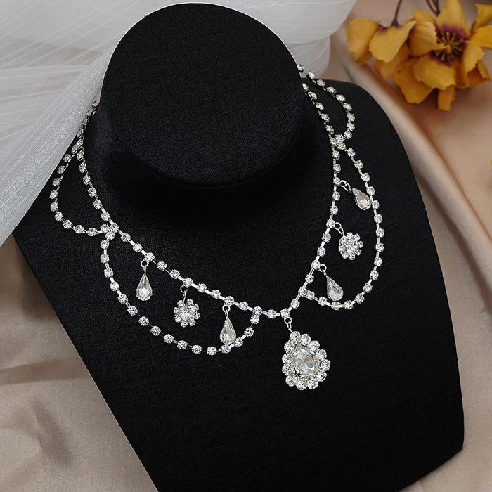 Women's Jewelry Fashion Pendant Openwork Bow Tie Necklace