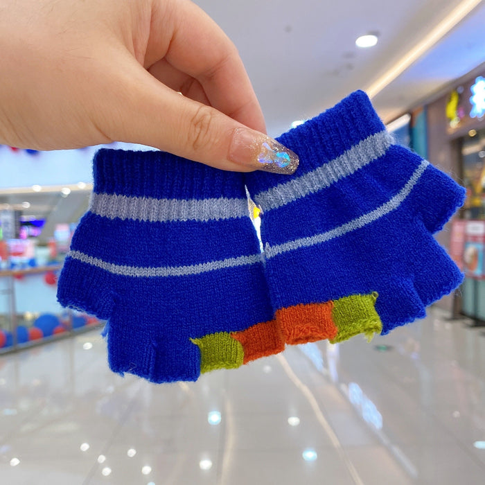 0-3 Years Old Winter Baby Cute Knitting Cartoon Gloves