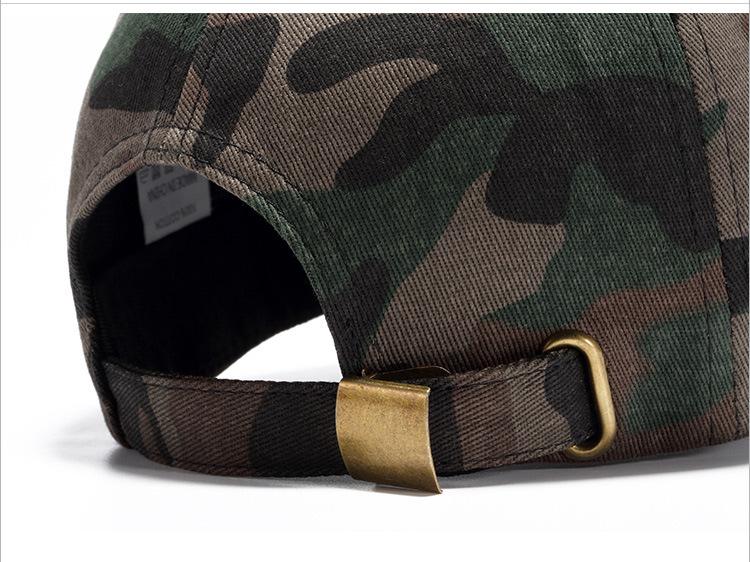 Men's and Women's Simple Curved Cap Camouflage Baseball Cap