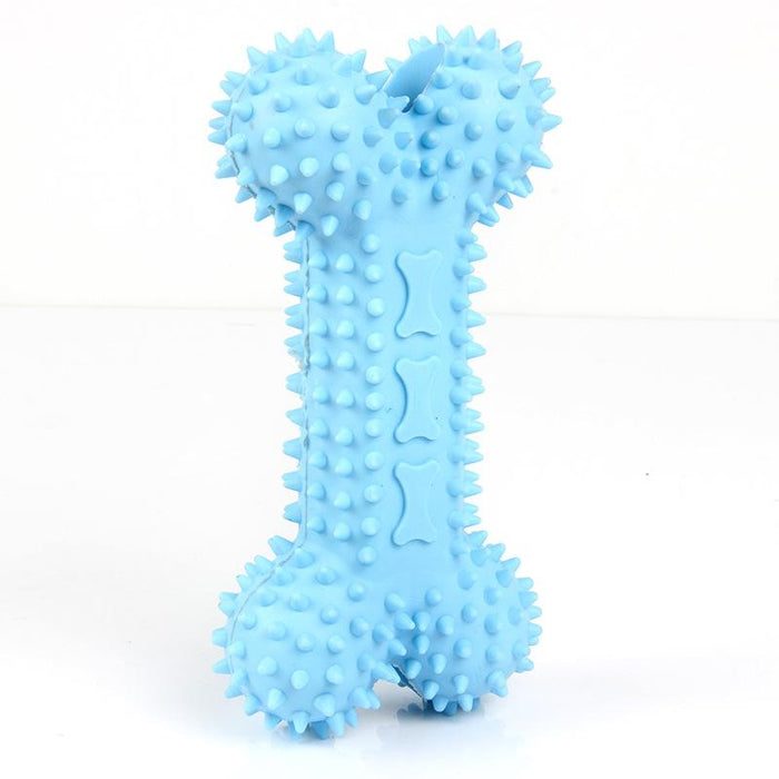 Pet  Toys for Chewing Teeth Cleaning Dog Toy Training  Interactive  Rubber Bite Resistant Bone-type for Aggressive Chewers Toys