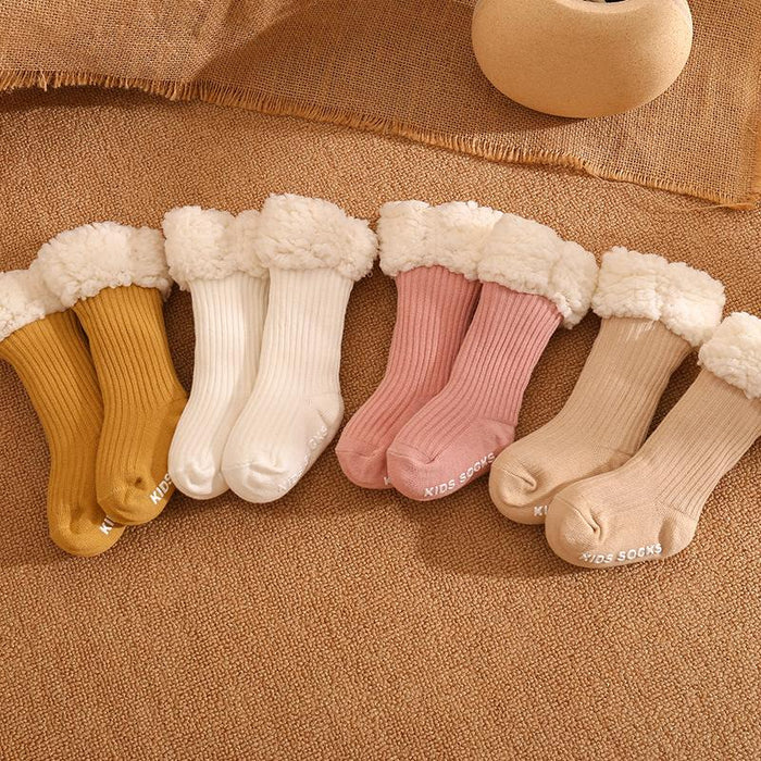 Winter Baby Solid Tincken Socks For Girls Boys