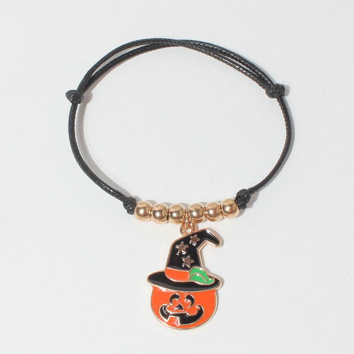 Fashion Personality Halloween Pumpkin Pendant Women's Bracelet