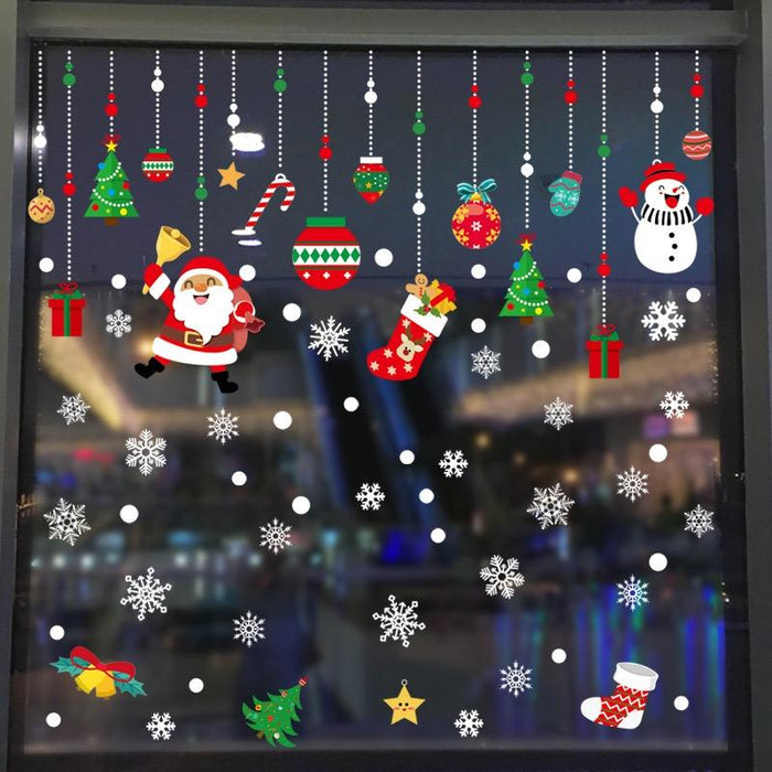 2022 Christmas Window Stickers