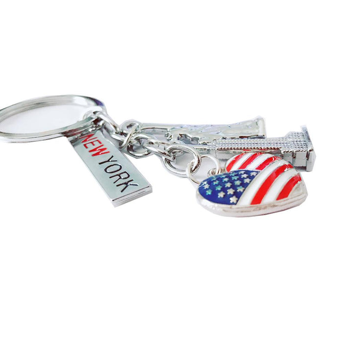 Double Sided 3D Souvenir Love Keychain