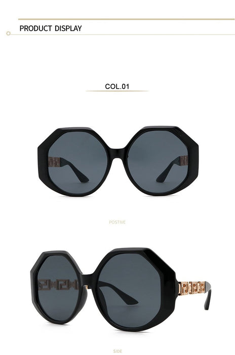 Large frame square Sunglasses female Sunglasses