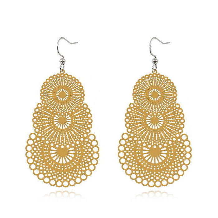 Boho Pattern Fashion Colorful Earrings