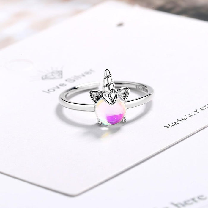New Creative Simple Unicorn Open Ring
