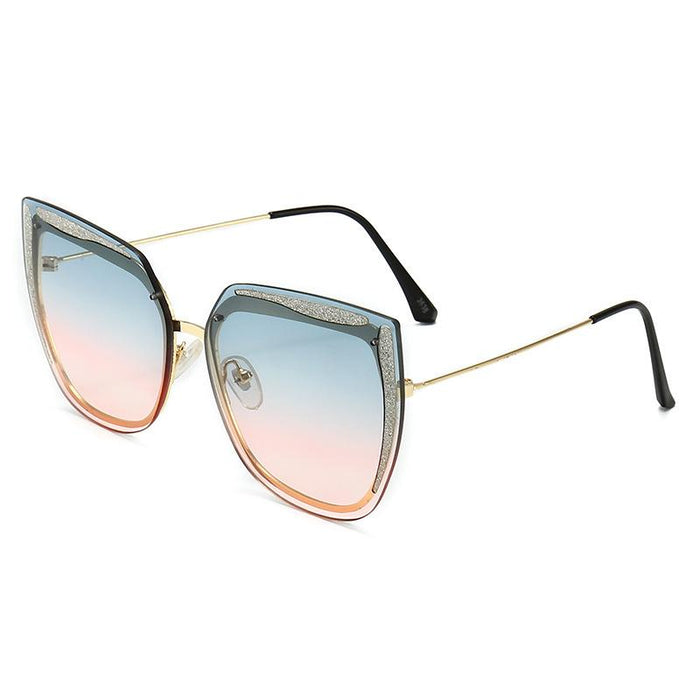 Cat's Eye Sunglasses Women's metal