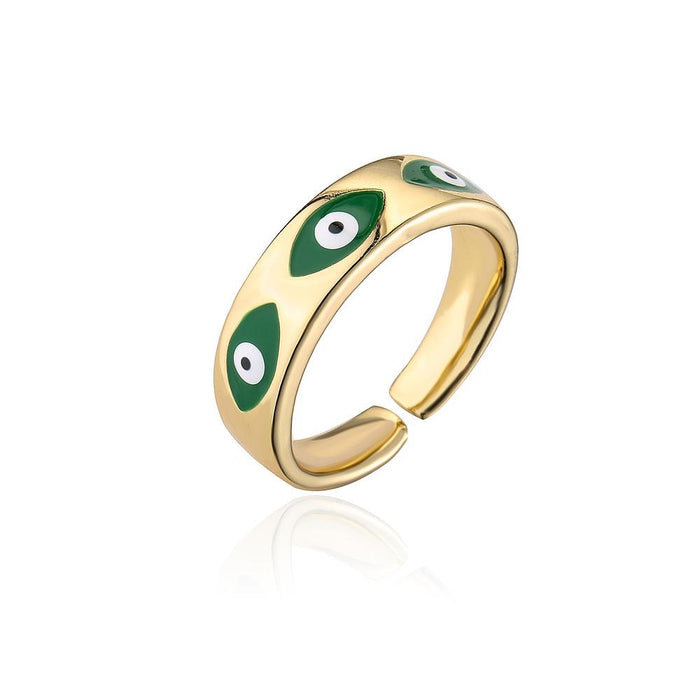New Fashion Personality Devil's Eye Opening Ring