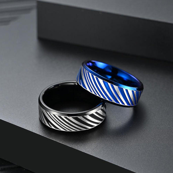 Men's Stainless Steel Titanium Steel Ring Jewelry