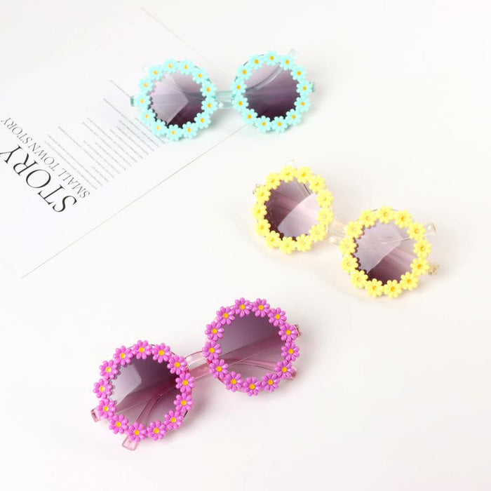 Children's Sunglasses small flower beach glasses