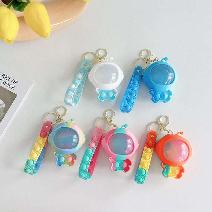 Astronaut Bag Ornament Decompression Toy Silicone