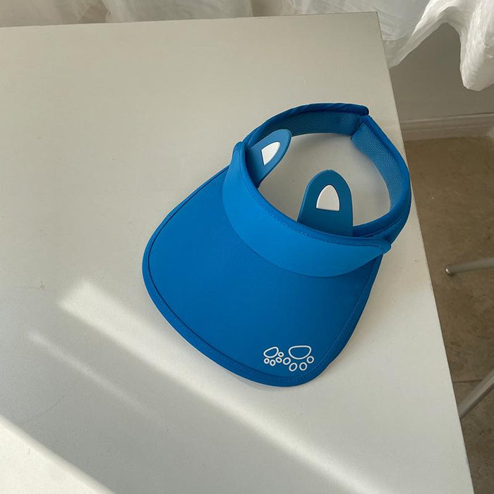 Summer Cute Cat Ears Children‘s Wide Brim Sun Hat