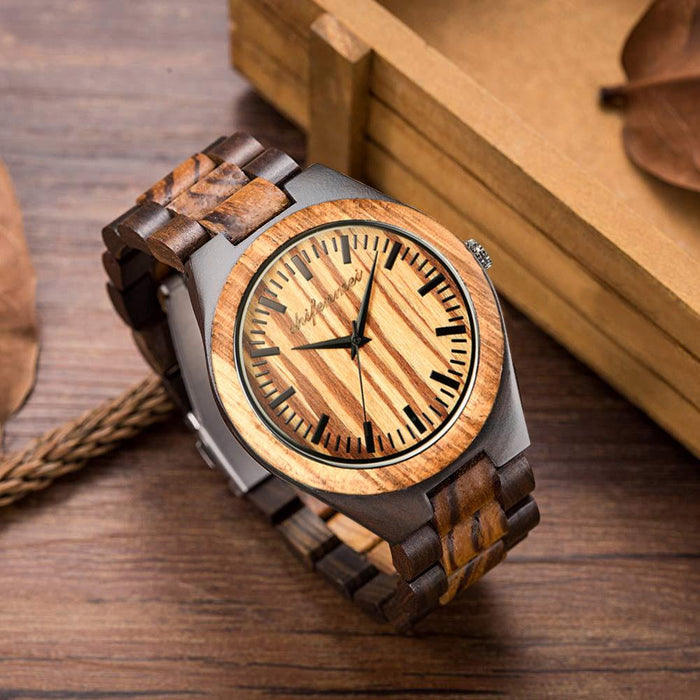 2022 New Classic Men's Fashion Watch Wooden Watch