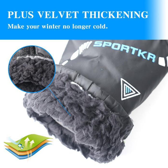 Men Waterproof Winter Cycling Windproof Outdoor Sport Ski Gloves