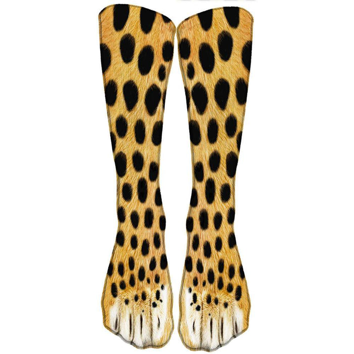 Funny Leopard Tiger Cotton Socks