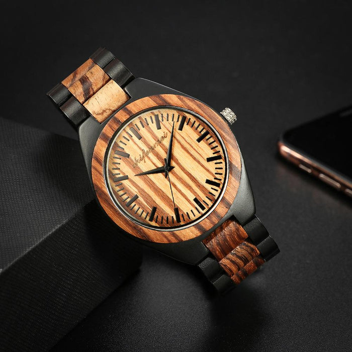 2022 New Classic Men's Fashion Watch Wooden Watch