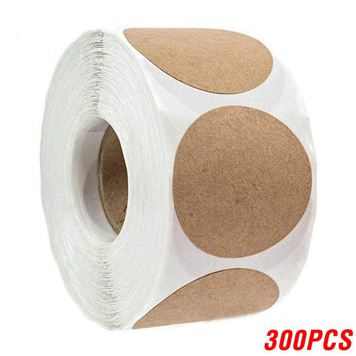 100-500pcs Vintage Kraft Paper Scrapbook Gift Stickers