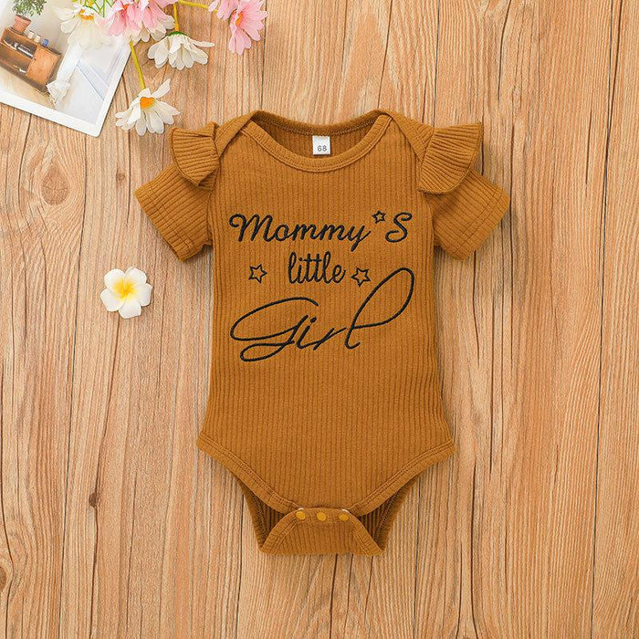 Infant Floral Jumpsuit + Shorts + Headband Set