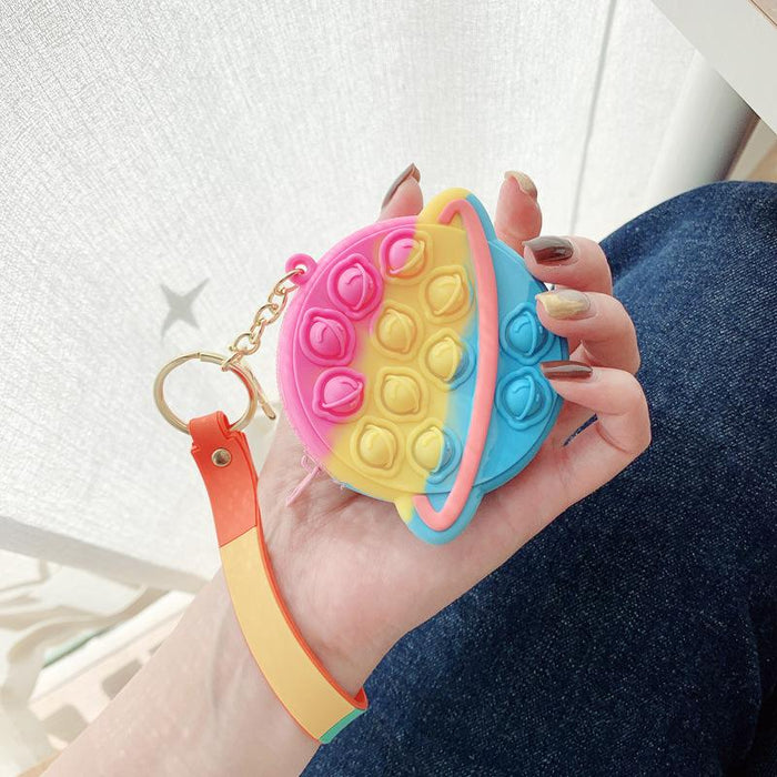 Mini Planet Pouch Decompression Bubble Toy