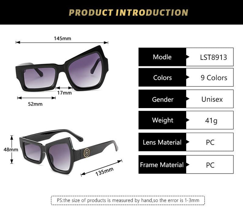 Personalized Sunglasses irregular size Sunglasses