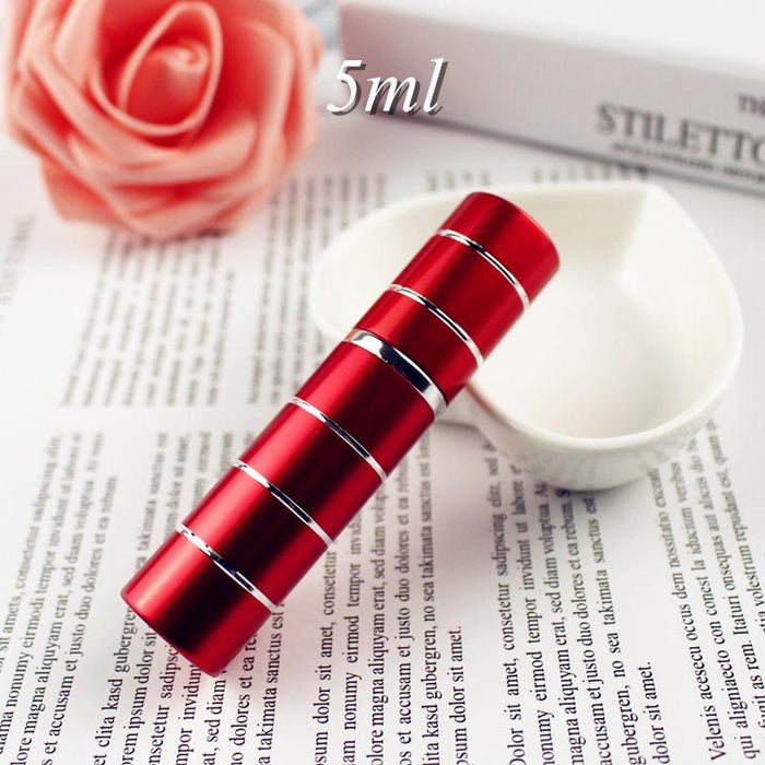 5ML 10ML Travel Aluminum Perfume Atomizer Glass Spray Bottle Empty Refillable Parfume Bottle Portable Metal Sprayer