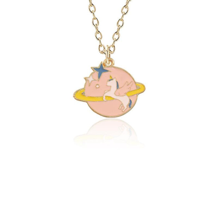 Cartoon Cute Unicorn Necklace