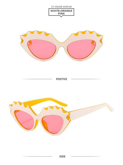 Retro new cat's eye candy colored Sunglasses