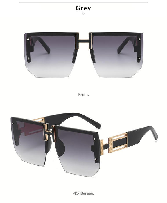 Anti Ultraviolet Large Frame Sunglasses