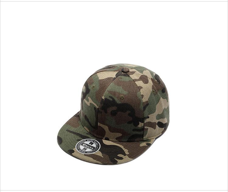 New All-match Camouflage Sun Hat Flat Brim Hat