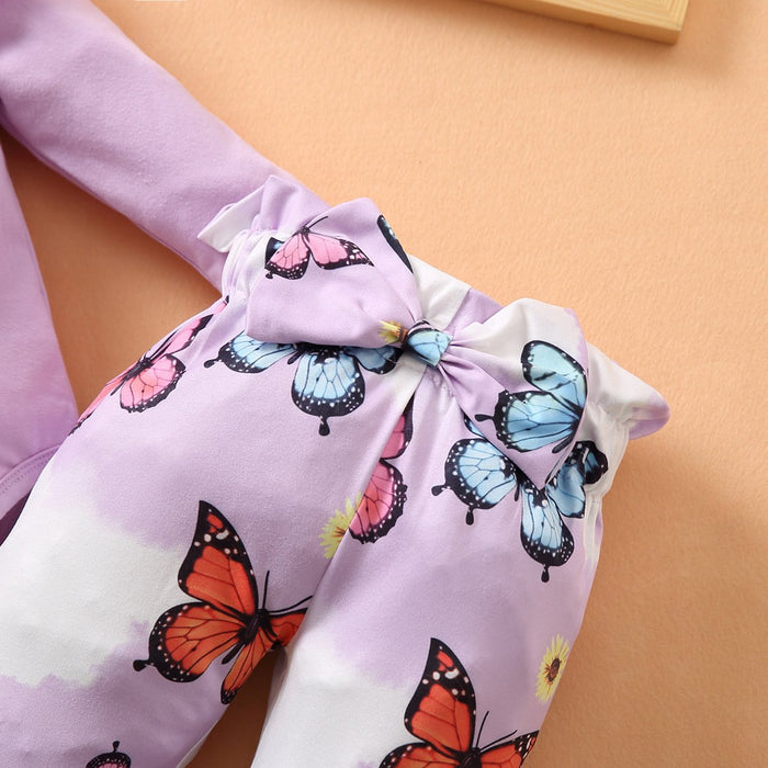 Baby children's Butterfly Sister long sleeved suit