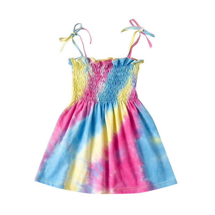 Suspender colour princess skirt sleeveless Strapless skirt