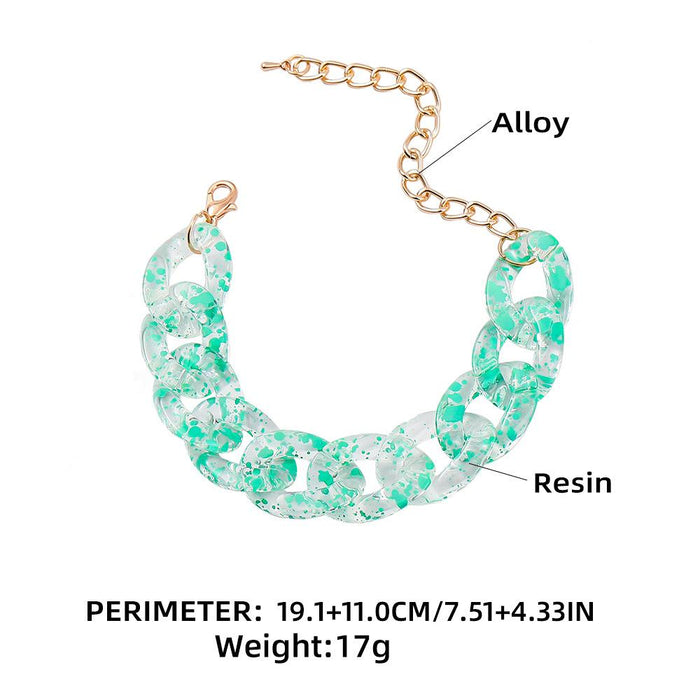 Fashion Jelly Acrylic Chain Resin Bracelet