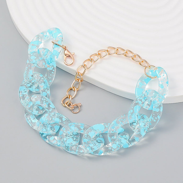 Fashion Jelly Acrylic Chain Resin Bracelet