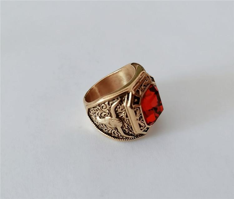 Jewelry Wholesale Personality Men's Retro Titanium Steel Ring