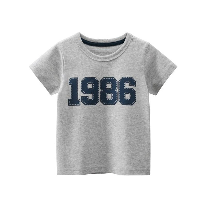 Boys' short sleeve T-shirt children's half sleeve