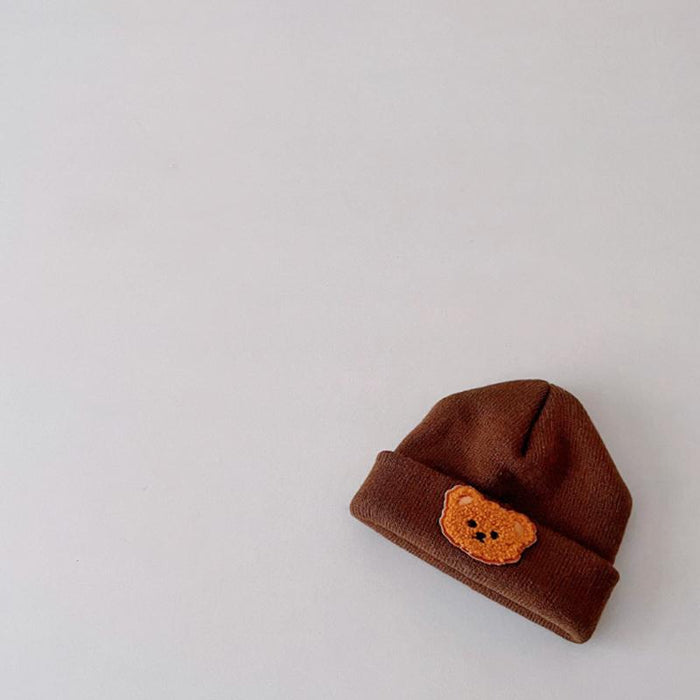 Cartoon Bear Toddler Soft Cute Winter Warm Hat