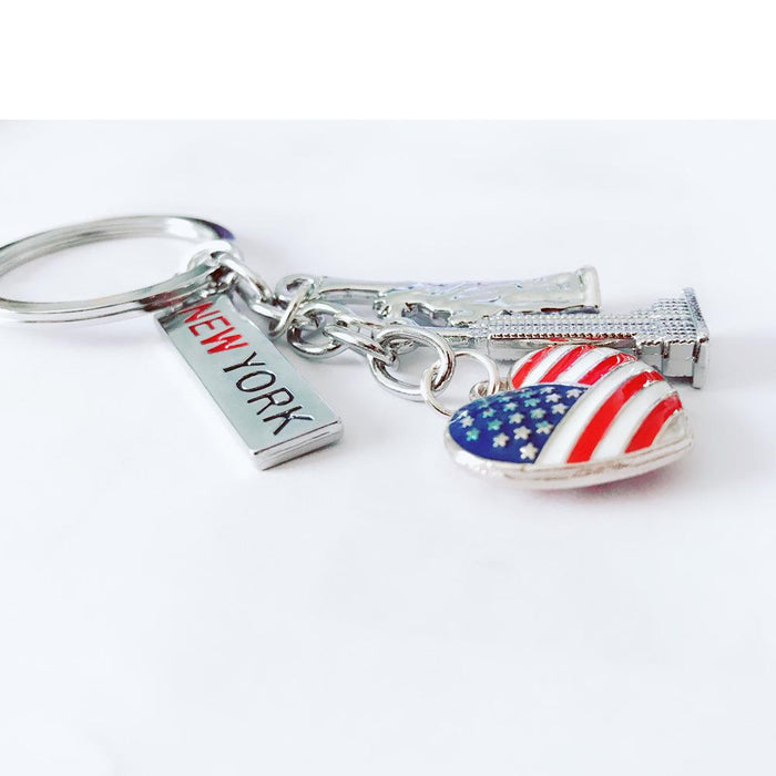 Double Sided 3D Souvenir Love Keychain