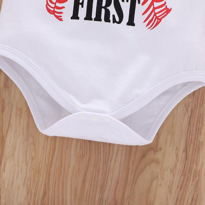 Summer Alphabet Baby Jumpsuit