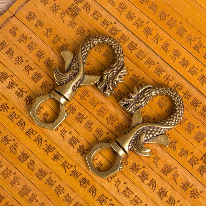 Vintage Brass Faucet Car Keychain