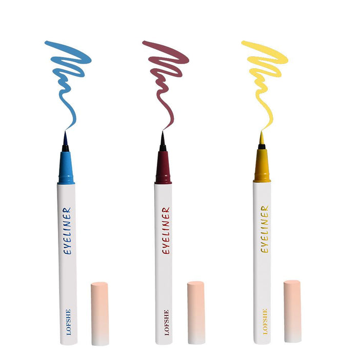 Waterproof and oil proof 6 colour Eyeliner