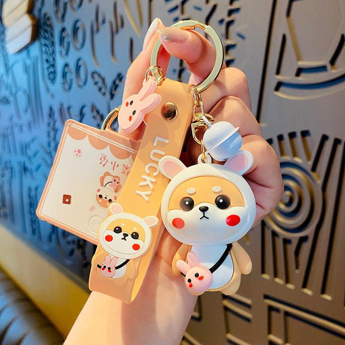 Cute Trendy Shiba Inu Doll Pendant Keychain