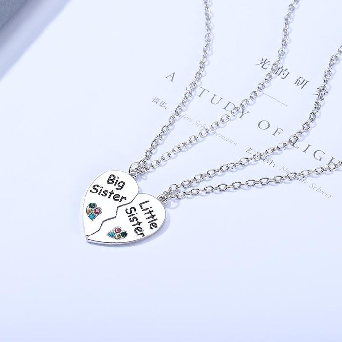 2 Pcs/ Set Best Friends Honey Love Couple Necklace
